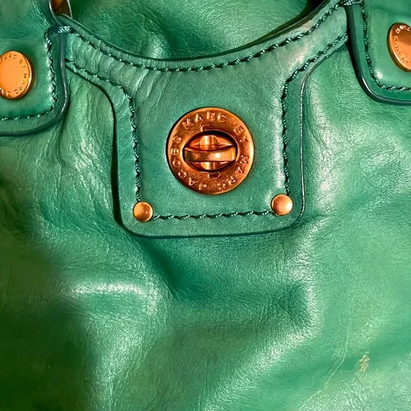Cool green leather Marc Jacobs handbag - Picture 4 of 6